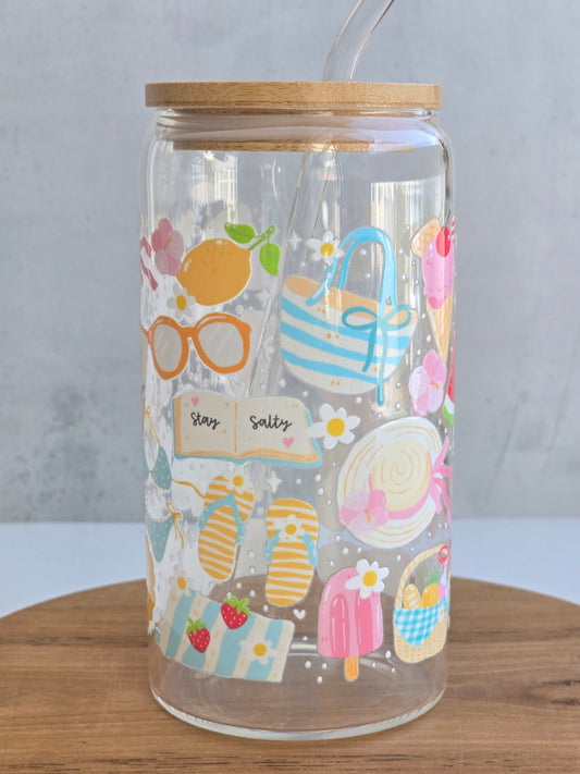 Sweet Summer Glass Cup