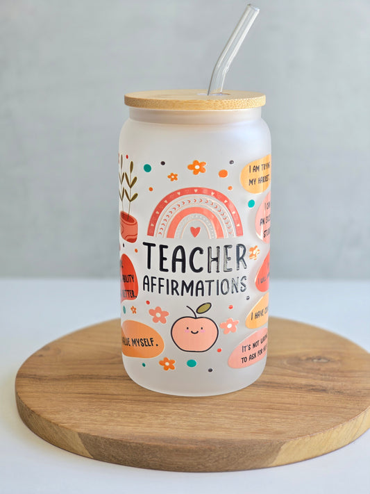 'Teacher Affirmations' Rainbow Cup