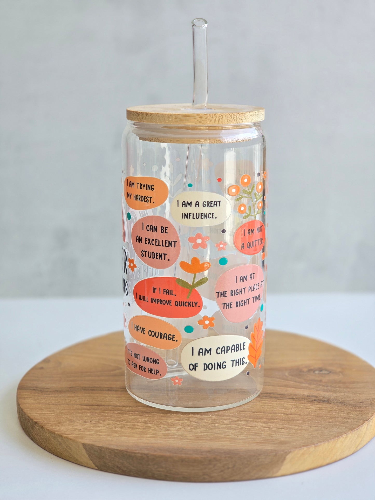 'Teacher Affirmations' Regenbogen-Tasse