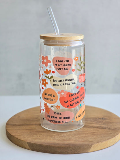 'Teacher Affirmations' Regenbogen-Tasse