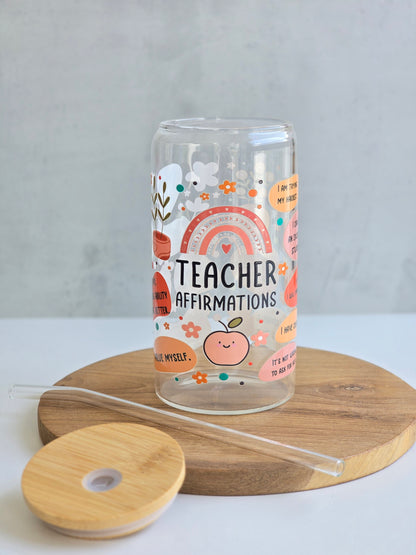 'Teacher Affirmations' Regenbogen-Tasse