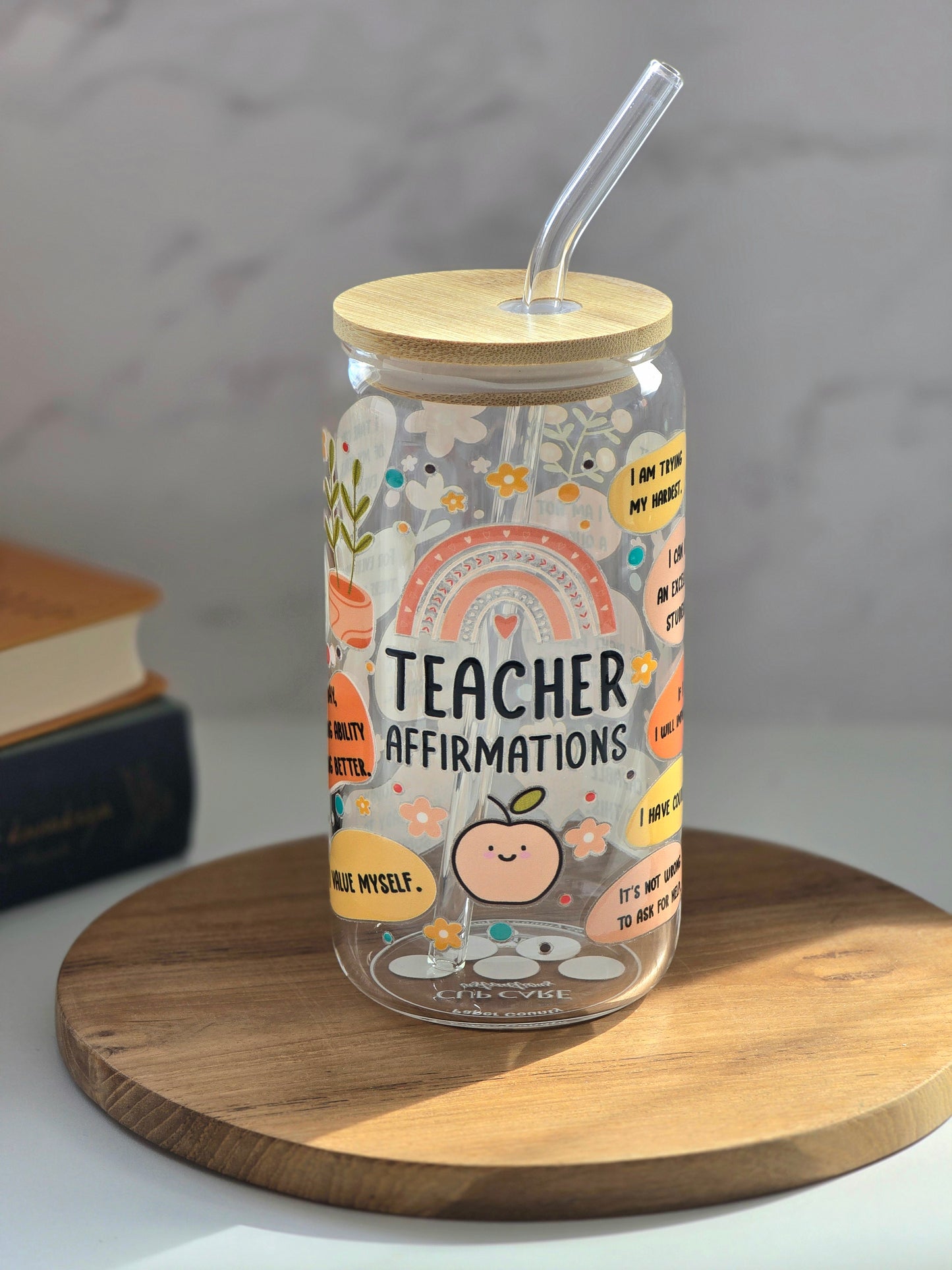 'Teacher Affirmations' Regenbogen-Tasse