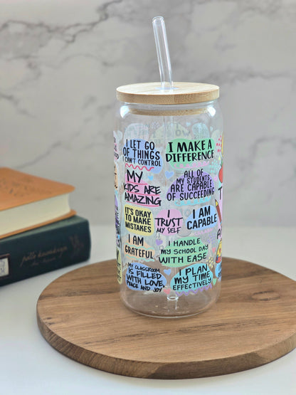 'Teacher Daily Affirmations' Club-Tasse