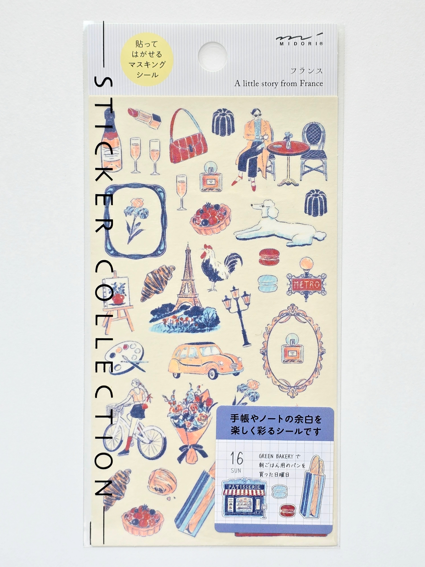 Midori Travel Story Sticker Collections – Italy, France, Japan & UK