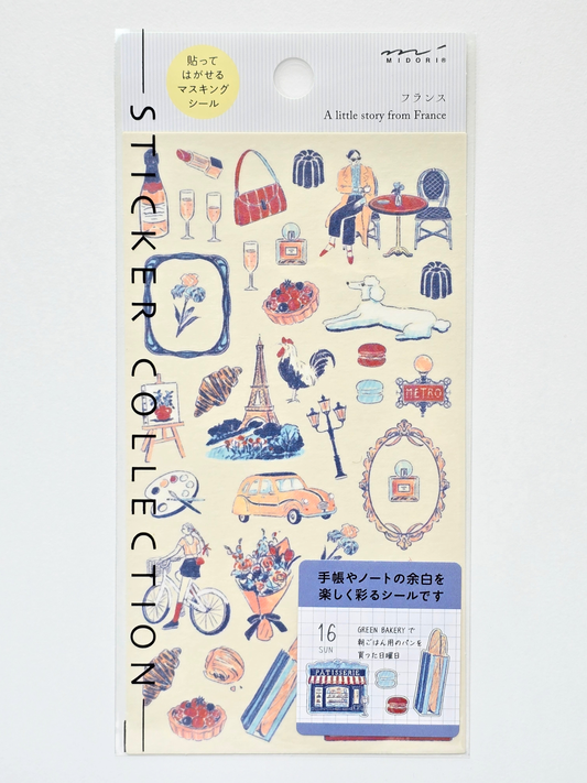 Midori Travel Story Sticker Collections – Italy, France, Japan & UK