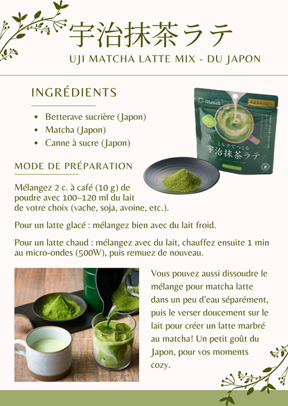 Matcha Latte Mix – Made for Milk (80g, Imported from Japan)