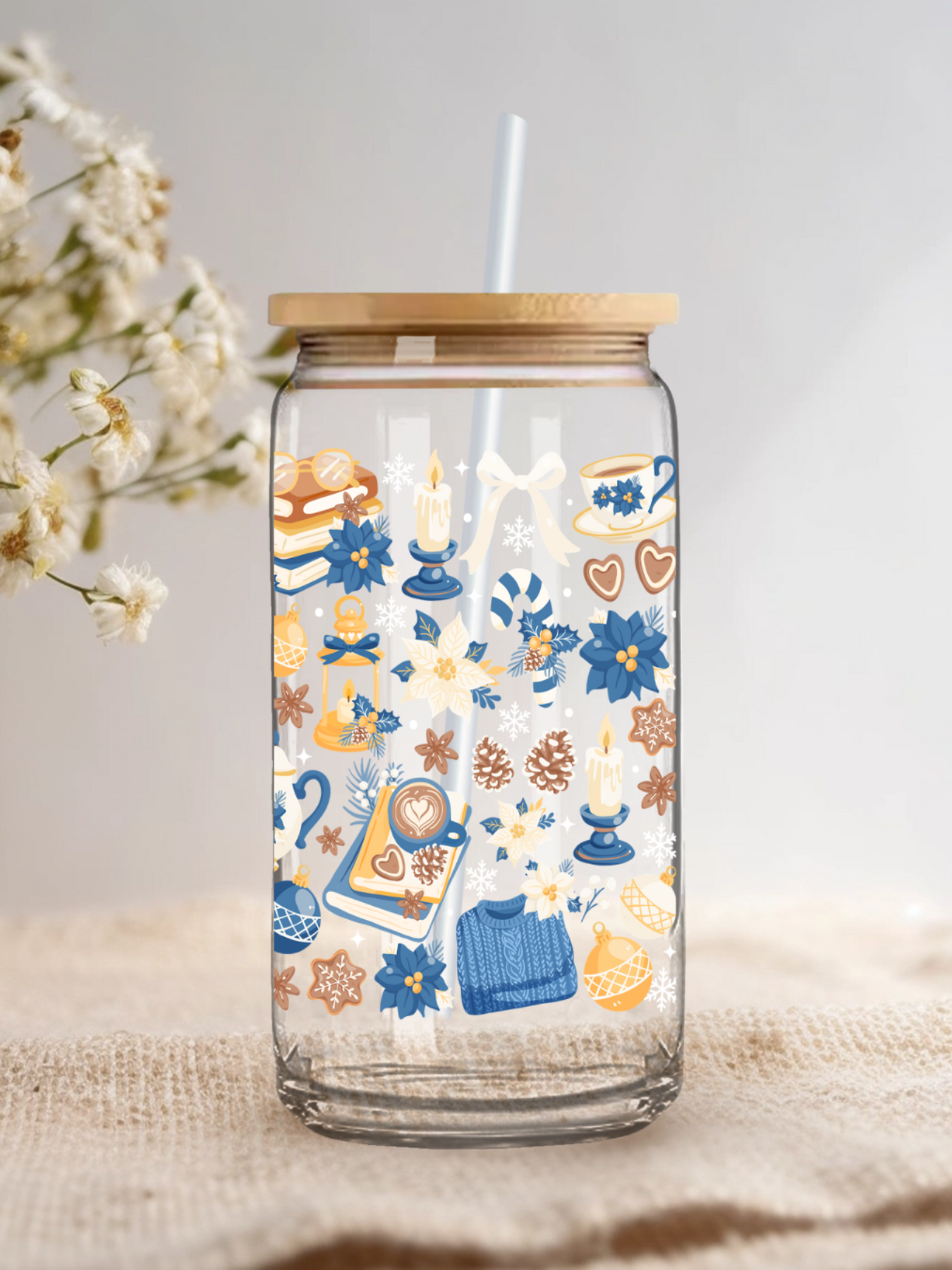 Winter Tales Glass Cup