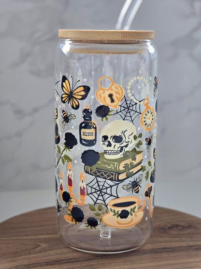 Witches Study Glasbecher