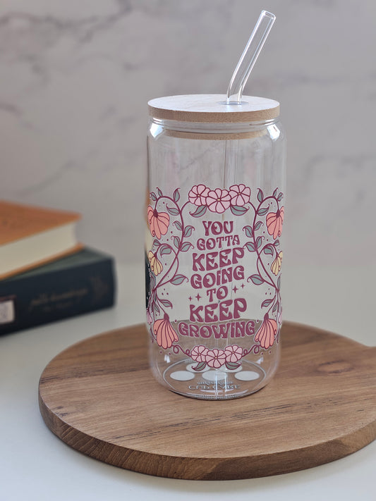 Tasse 'You Gotta Keep Going to Keep Growing'