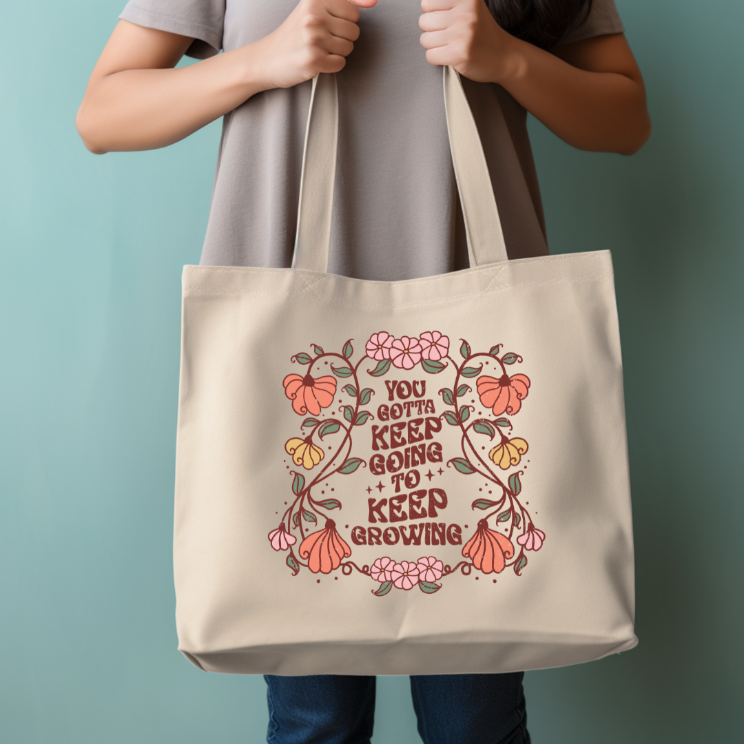 Sac Fourre-Tout Tu Dois Continuer pour Grandir